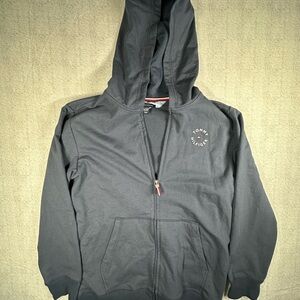 Tommy Hilfiger Men's Charcoal Hoodie Jacket